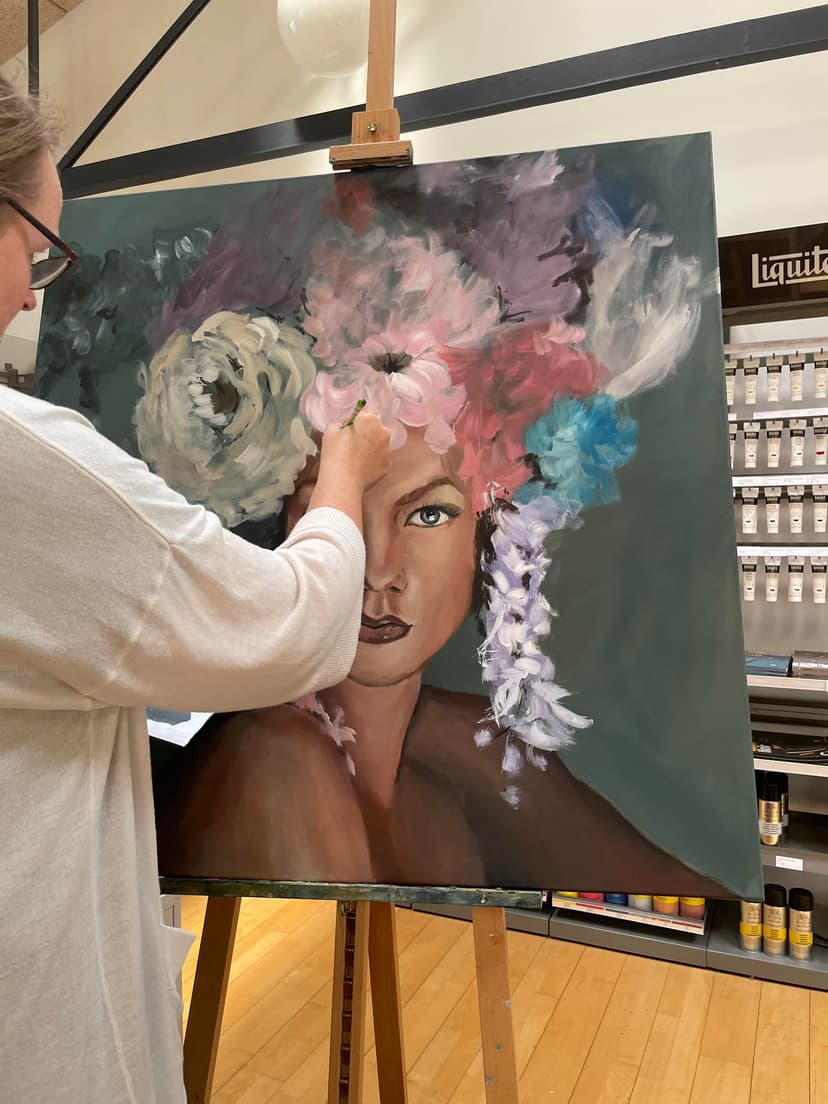 Akrylmaling med Lise Højer